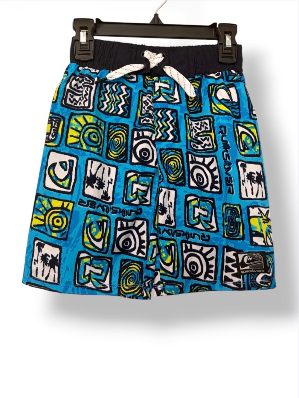 QuikSilver Patterned Swim Trunks